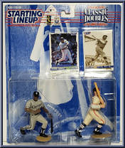 Frank Thomas / Babe Ruth from Starting Lineup - Baseball - Classic Doubles - 1997 manufactured by Kenner [Front]