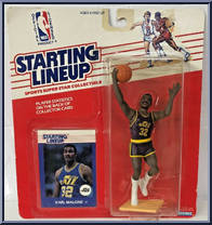 Karl Malone from Starting Lineup - Basketball - 1988 Series manufactured by Kenner [Front]