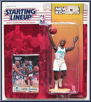 Larry Johnson from Starting Lineup - Basketball - 1994 Series manufactured by Kenner [Front]
