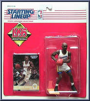 Latrell Sprewell from Starting Lineup - Basketball - 1995 Series manufactured by Kenner [Front]
