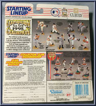Eddie Mathews from Starting Lineup - Cooperstown Collection - 1995 Series manufactured by Kenner [Back]