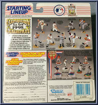Rod Carew from Starting Lineup - Cooperstown Collection - 1995 Series manufactured by Kenner [Back]