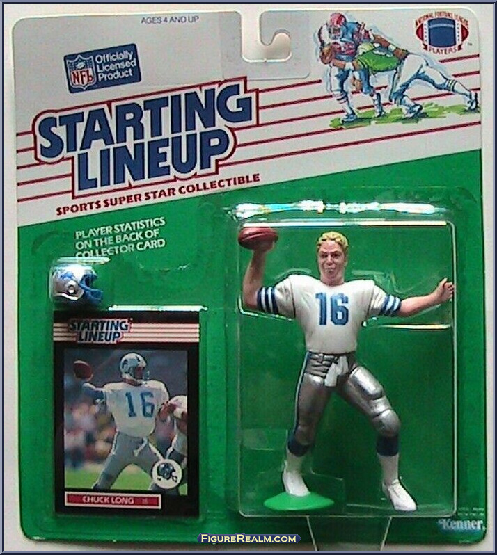 Chuck Long - Starting Lineup - Football - 1989 Series - Kenner Action ...