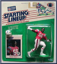 Andre Tippett from Starting Lineup - Football - 1988 Series manufactured by Kenner [Front]