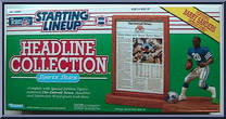 Barry Sanders from Starting Lineup - Football - Headline Collection - 1991 manufactured by Kenner [Front]