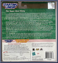 Eddie George from Starting Lineup - Football - 1999 Series manufactured by Kenner [Back]
