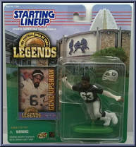 Gene Upshaw from Starting Lineup - Football - Hall of Fame Legends - 1998 manufactured by Kenner [Front]