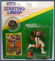 James Brooks from Starting Lineup - Football - 1991 Series manufactured by Kenner [Front]