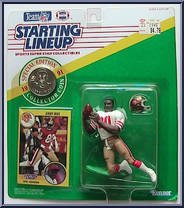 Jerry Rice from Starting Lineup - Football - 1991 Series manufactured by Kenner [Front]