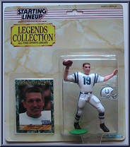 Johnny Unitas from Starting Lineup - Football - Legends Collection manufactured by Kenner [Front]