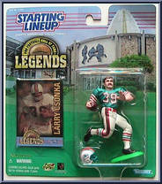 Larry Csonka from Starting Lineup - Football - Hall of Fame Legends - 1998 manufactured by Kenner [Front]