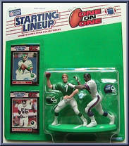 Ken O'Brien / Lawrence Taylor from Starting Lineup - Football - One on One manufactured by Kenner [Front]