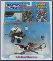 Olaf Kolzig / Patrick Roy from Starting Lineup - Hockey - Classic Doubles - 2000 manufactured by Kenner [Front]