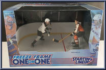Keith Tkachuk / John LeClair from Starting Lineup - Hockey - One on One - 1998 manufactured by Kenner [Front]