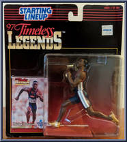 Michael Johnson from Starting Lineup - Timeless Legends - 1997 Series manufactured by Kenner [Front]