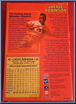 Jackie Robinson from Starting Lineup - Wheaties - Series 2 manufactured by Kenner [Back]