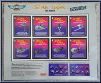Movies (8 Ships) from Star Trek - Micro Machines - Box Sets manufactured by Galoob [Back]