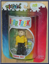 Captain Kirk from Star Trek - Minimates - 3" Scale - Series 1 - Carded manufactured by Diamond Select [Front]