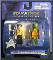Battle Damaged Kirk / Gorn Action Figure