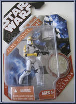 Clone Trooper Officer (Yellow)  from Star Wars - 30th Anniversary Collection - Saga Legends - Fan's Choice manufactured by Hasbro [Front]