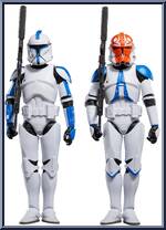 Phase I Clone Trooper Lieutenant / 332nd Ahsoka's Clone Trooper from Star Wars - Black Series (2020) - Ahsoka manufactured by Hasbro [Loose]