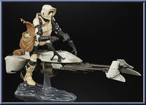 Speeder Bike Scout Trooper (with the Child) from Star Wars - Black Series (2020) - Mandalorian manufactured by Hasbro [Loose]