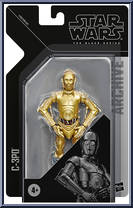 C-3PO from Star Wars - Black Series - Archive - Basic Series manufactured by Hasbro [Front]