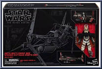Enfys Nest's Swoop Bike (with Enfys Nest) from Star Wars - Black Series - Red - 6" Scale - Vehicles manufactured by Hasbro [Front]