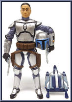 Jango Fett (Attack of the Clones) from Star Wars - Black Series - Red - 6" Scale manufactured by Hasbro [Loose]