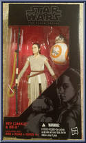 Rey (Jakku) & BB-8 (Force Awakens) from Star Wars - Black Series - Red - 6" Scale manufactured by Hasbro [Front]