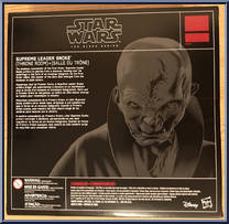 Supreme Leader Snoke (Throne Room) from Star Wars - Black Series - Red - 6" Scale - Exclusives manufactured by Hasbro [Back]