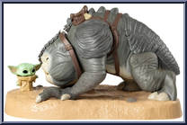 Grogu with Rancor  from Star Wars - Book of Boba Fett - Pop! Vinyl Figures manufactured by Funko [Loose]