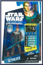 Anakin Skywalker from Star Wars - Clone Wars (2008) - Battle Game Cards manufactured by Hasbro [Front]
