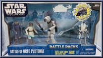 Battle of Orto Plutonia from Star Wars - Clone Wars (2008) - Battle Packs manufactured by Hasbro [Front]