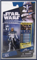 Captain Rex from Star Wars - Clone Wars (2008) - Battle Game Cards manufactured by Hasbro [Front]