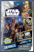 Chewbacca from Star Wars - Clone Wars (2008) - Battle Game Cards manufactured by Hasbro [Front]