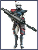 Clone Commander Colt from Star Wars - Clone Wars (2008) - Battle Game Cards manufactured by Hasbro [Loose]