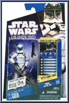 Clone Pilot Goji from Star Wars - Clone Wars (2008) - Battle Game Cards manufactured by Hasbro [Front]
