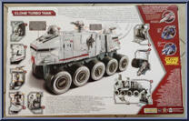 Clone Turbo Tank (with Tank Gunner) from Star Wars - Clone Wars (2008) - Vehicles manufactured by Hasbro [Back]