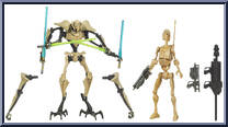 General Grievous / Battle Droid from Star Wars - Clone Wars (2008) - 2-Packs manufactured by Hasbro [Loose]