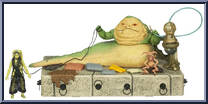 Jabba's Throne (with Oola) Action Figure