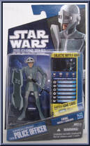 Mandalorian Police Officer from Star Wars - Clone Wars (2008) - Battle Game Cards manufactured by Hasbro [Front]