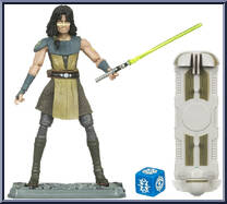 Quinlan Vos from Star Wars - Clone Wars (2008) - Battle Game Cards manufactured by Hasbro [Loose]