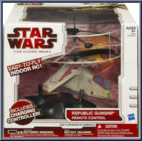 Republic Gunship from Star Wars - Clone Wars (2008) - Remote Control manufactured by Hasbro [Front]