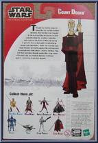 Count Dooku from Star Wars - Clone Wars (Animated) - Animated Series manufactured by Hasbro [Back]