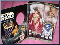 Princess Leia & R2-D2 (Jabba's Prisoners) from Star Wars - Collector Series - Portrait Edition manufactured by Kenner [Front]