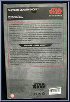 Supreme Leader Snoke from Star Wars - Elite Series - Last Jedi manufactured by Disney [Back]