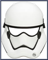First Order Stormtrooper Mask from Star Wars - Force Awakens - Role Playing manufactured by Hasbro [Loose]