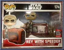 Rey with Speeder from Star Wars - Force Awakens - Pop! Vinyl Figures manufactured by Funko [Front]