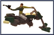 Kanan Jarrus with Speeder from Star Wars - Force Awakens - Micro Machines - Blind Bags - Wave 5 manufactured by Hasbro [Loose]